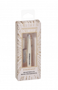 Tweezerman Mini Slant Stardust Csipesz Tokkal, púderrózsaszín