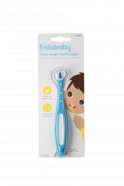 Fridababy Tooth Hugger 3D gyerekfogkefe, kék