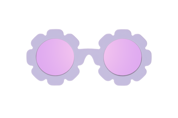 BABIATORS Polarized Flowers Irresistible Iris, polarizált napszemüveg lila, 0-2 éves korig