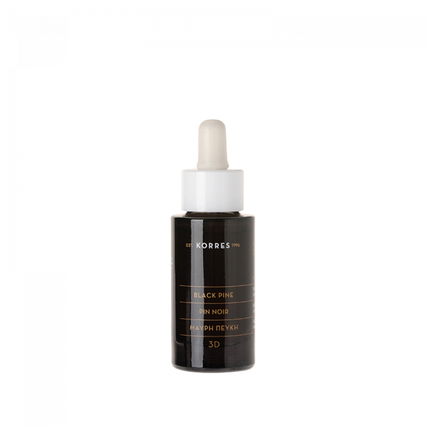 KORRES Black Pine 3D formázó, feszesítő és lifting hatású szérum / minden bőrtípusra, 30 ml