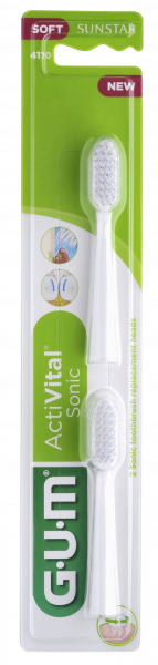 GUM ActiVital Sonic fogkeféhez való pótfejek