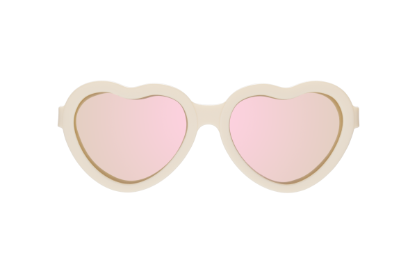 BABIATORS Polarized Hearts Sweet Cream, polarizált napszemüveg vanília, 3-5 éves korig