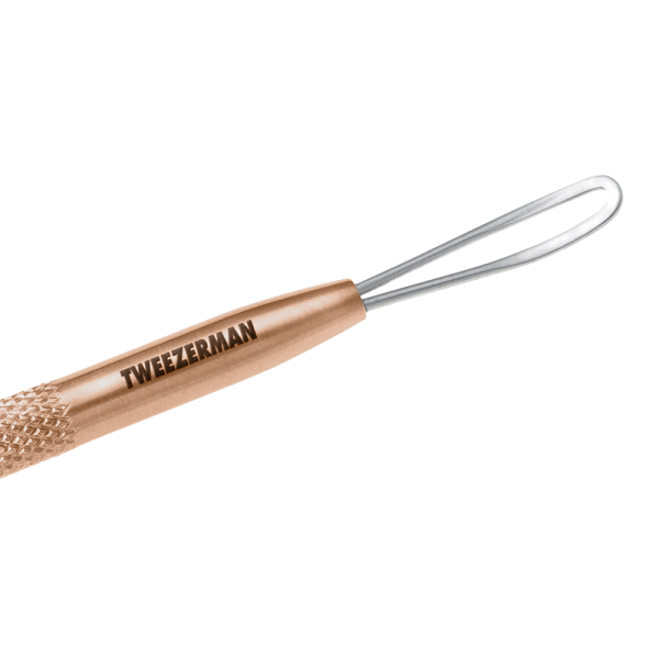 Tweezerman Mitesszereltávolító, kétoldalas kozmetikai eszköz, rose gold
