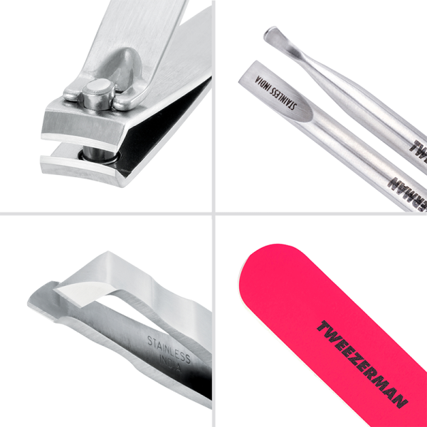 Tweezerman Mini Neon Nail Rescue Kit – zsebméretű elsősegély készlet a körmöknek