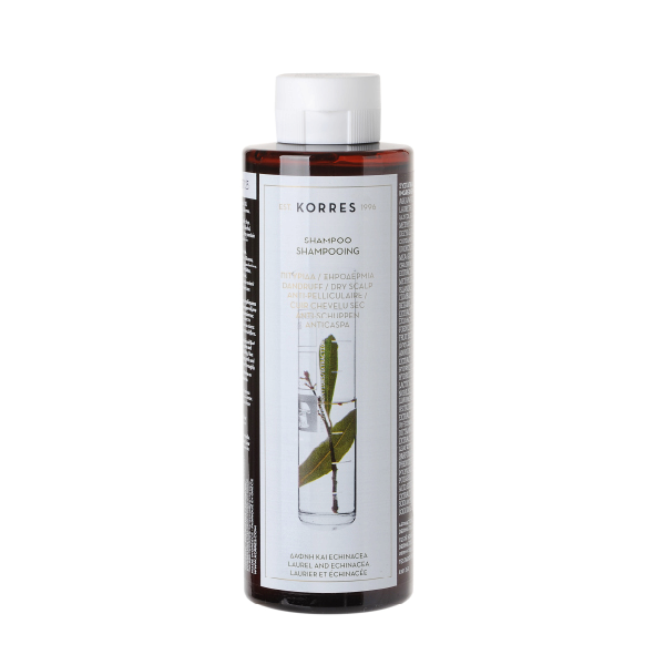 KORRES sampon korpásodás ellen, babérral, 250 ml