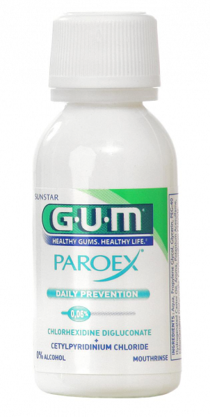 GUM PAROEX szájvíz (CHX 0,06 % + CPC 0,05 %), 30 ml
