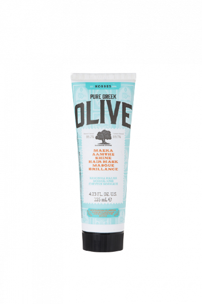 KORRES Hair Care Mask Olive Shine – olívaolajos hajpakolás normál hajra, 125 ml