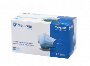 Medicom Safe Mask Premier Standard IIR sebészeti maszk, 50 db