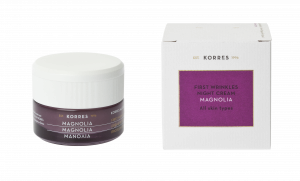 KORRES Magnolia éjszakai krém az első ráncokra, 40 ml