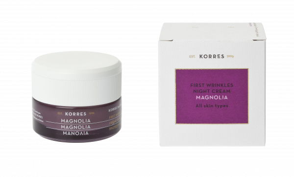 KORRES Magnolia éjszakai krém az első ráncokra, 40 ml