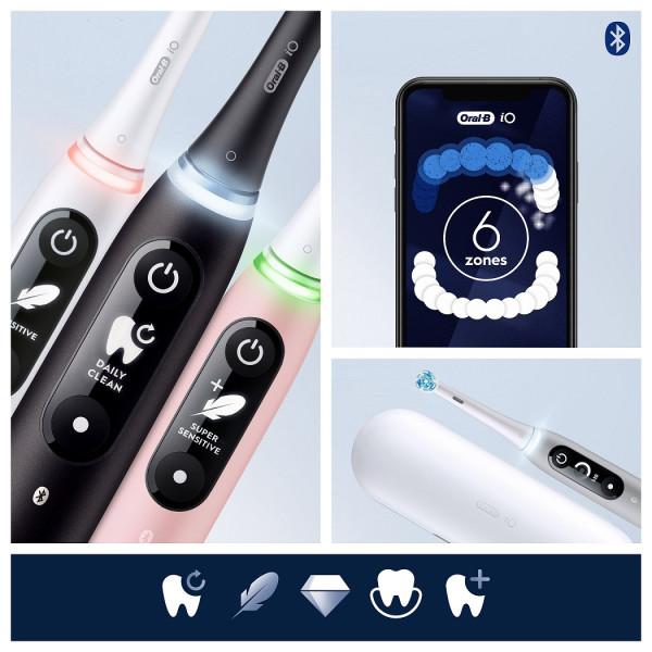 Oral-B iO Series 6 Rózsaszín elektromos fogkefe