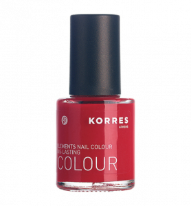KORRES Nail Colour CORAL RED 48 - gondoskodó körömlakk színárnyalat 48, 10 ml
