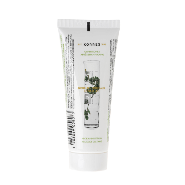 KORRES Little Conditioner Aloe and Dittany – Aloe Vera tartalmú kondicionér normál hajra, 40 ml