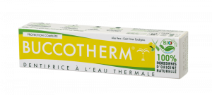 Buccotherm BIO fogkrém aloe verával és citrom-eukaliptusz ízesítéssel, 75 ml