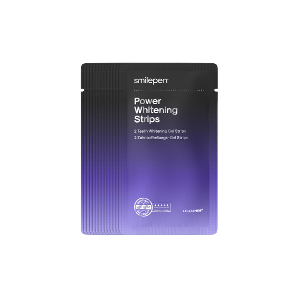 Smilepen Power Whitening Strips, fogfehérítő csíkok, 14x2 db