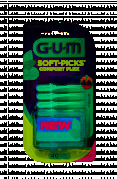 GUM Soft-Picks Regular Comfort Flex Mint masszázs fogköztisztító kefe- Standard méret, ISO 1 (40 db)