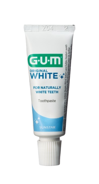 GUM OriginalWhite fehérítő fogkrém, utazó kiszerelés, 12 ml