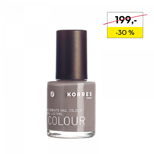 KORRES Nail Colour  LIGHT GREY 94 - gondoskodó körömlakk színárnyalat 94, 10 ml
