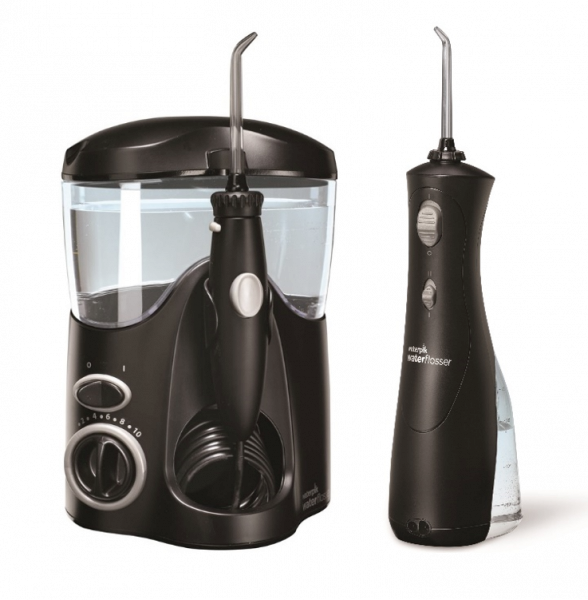 Waterpik Ultra, klasszikus + Waterpik Cordless Plus, utazó szájzuhany csomag