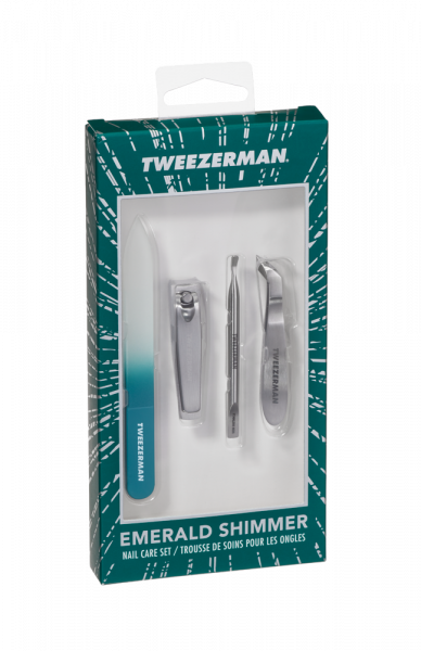 Tweezerman Emerald Shimmer manikűrkészlet