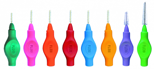 Tandex Flexi Tangerine fogköztisztító, 0,45 mm, 25 db
