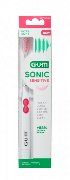 GUM Sensitive Sonic elemes szónikus fogkefe