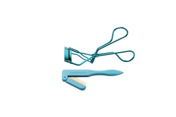 Tweezerman Limited collection szempilla ajándék szett - Majestic Turquoise szempilla göndörítő és fésű