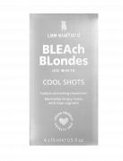 Lee Stafford Bleach Blondes Ice White Cool Shots - tonizáló kezelés, 4x 15 ml