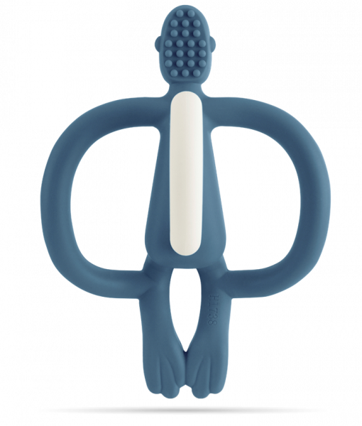Matchstick Monkey fogzást segítő rágóka, sötét kék