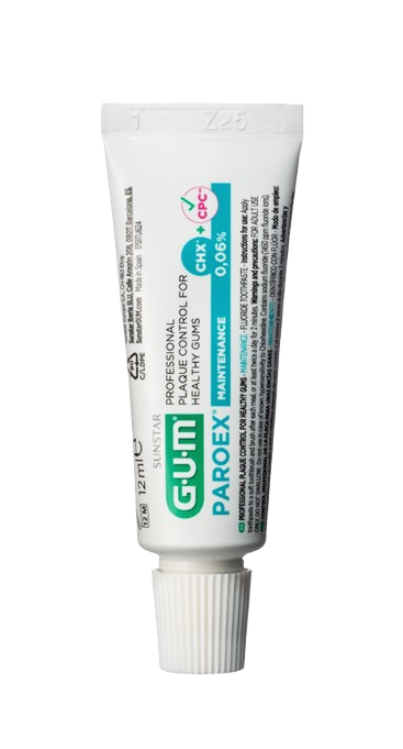 GUM PAROEX fogkrém (CHX 0,06 % + CPC 0,05 %), 12 ml