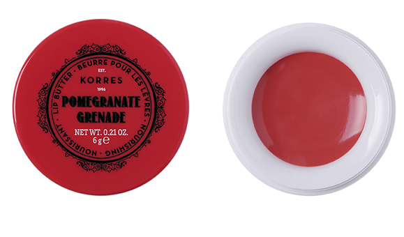 KORRES Lip Butter Pomegranate – gránátalmás ajakvaj, 6 g