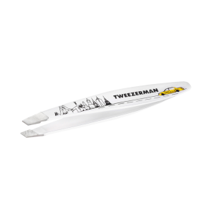 Tweezerman Mini Oval Slant csipesz,  NYC taxi