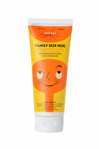 KORRES FAMILY SIZE HUG – testápoló tej gyerekeknek és a család minden tagjának, 200 ml