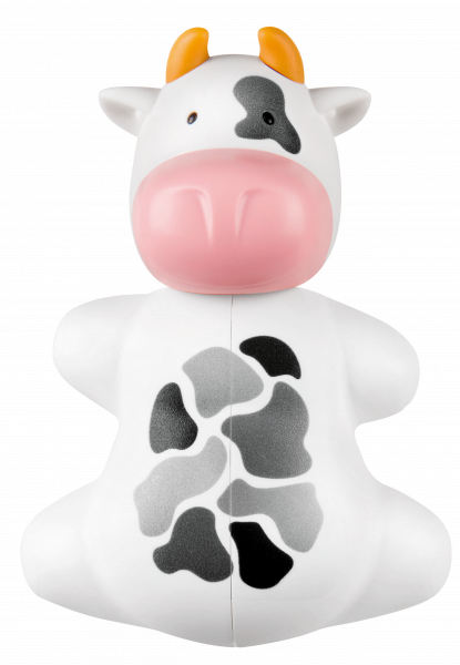 Miradent Funny Tehénke, fogkefetartó két tapadókoronggal