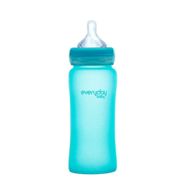 Everyday Baby cumisüveg hőérzékelővel, 300 ml, türkiz