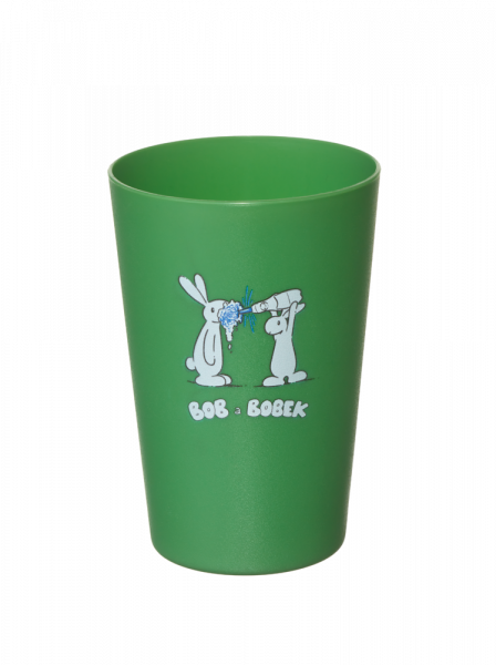 Bob és Bobek fogmosópohár, zöld