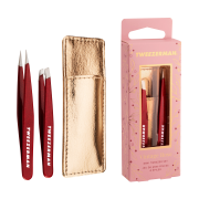 Tweezerman Vintage Rose Mini Tweezer Set – csipeszkészlet tokban, ajándékcsomagolásban