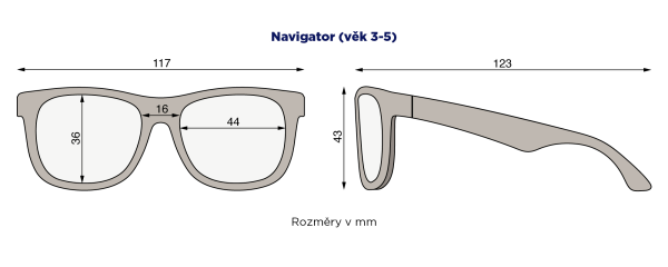 Babiators The Islander polarizált napszemüvegek, 3-5 éves korig