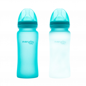 Everyday Baby cumisüveg hőérzékelővel, 300 ml, türkiz