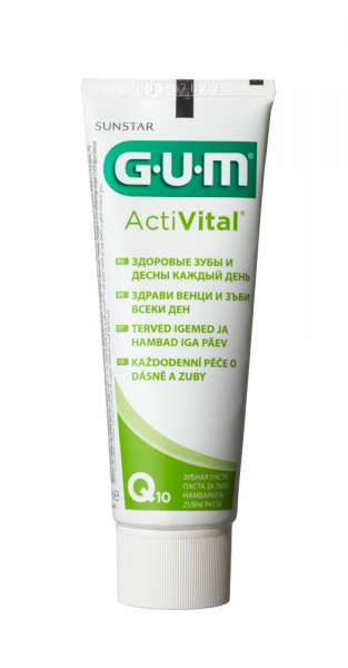 GUM ActiVital fogkrém, 75 ml