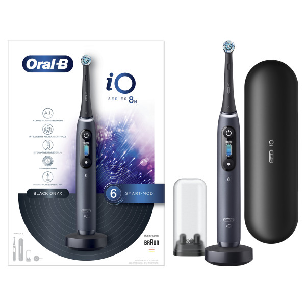 Oral-B iO Series 8N Black Onyx elektromos fogkefe, fekete