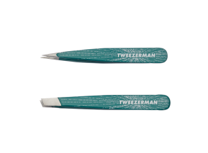Tweezerman Micro Mini Brow Set, mini csipeszek készlete smaragdzöld színben