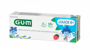GUM Junior Monsters foggél iskolásoknak (7-12 éves korig), tutti-frutti ízű, 50 ml