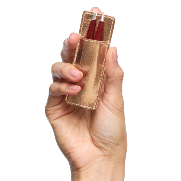 Tweezerman Vintage Rose Mini Tweezer Set – csipeszkészlet tokban, ajándékcsomagolásban