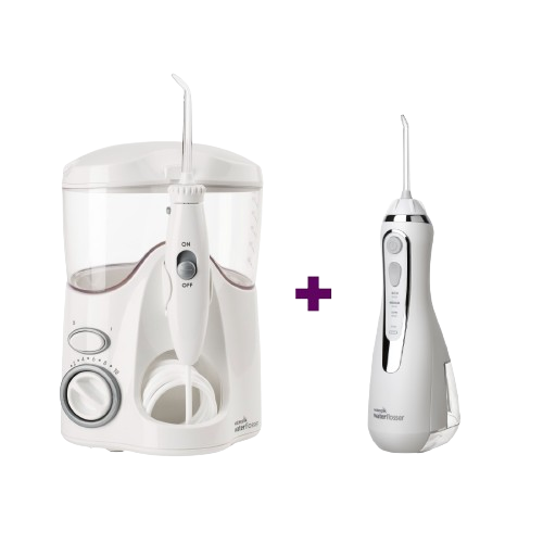 Waterpik Ultra (fehér) + Waterpik Cordless Advanced (fehér) akciós szett