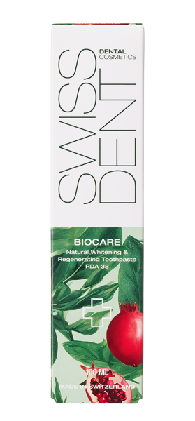 SWISSDENT BIOCARE regeneráló és fehérítő fogkrém, 100 ml