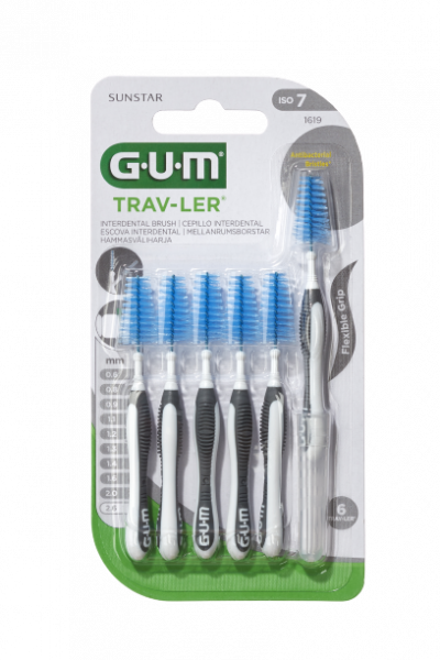GUM TRAV-LER fogközi kefék 2,6 mm-es, ISO 7, 6db