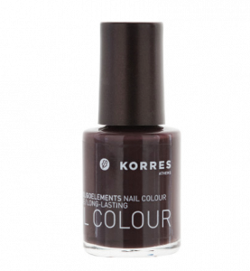 KORRES Nail Colour STONE BROWN 63 – 63 sz.színárnyalatú körömápoló lakk, 10 ml 