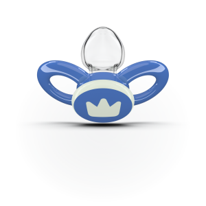 Dentistar Day & Night Soother, nappali és éjszakai cumi, 14 hónapos kortól, kék