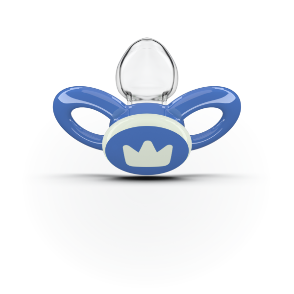 Dentistar Day & Night Soother, nappali és éjszakai cumi, 14 hónapos kortól, kék